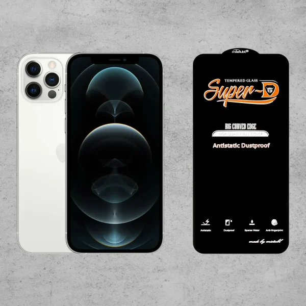 گلس و محافظ صفحه نمایش میتوبل سوپر دی (Super D) آیفون 12 پرومکس iphone